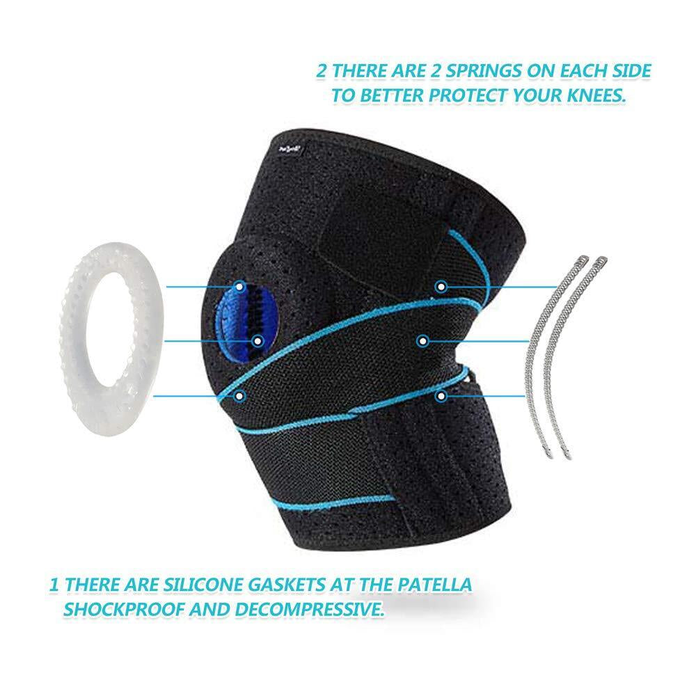 Rodillera Soporte De Rodilla Para Menisco Lagrima Transpirable Antide Ajustable