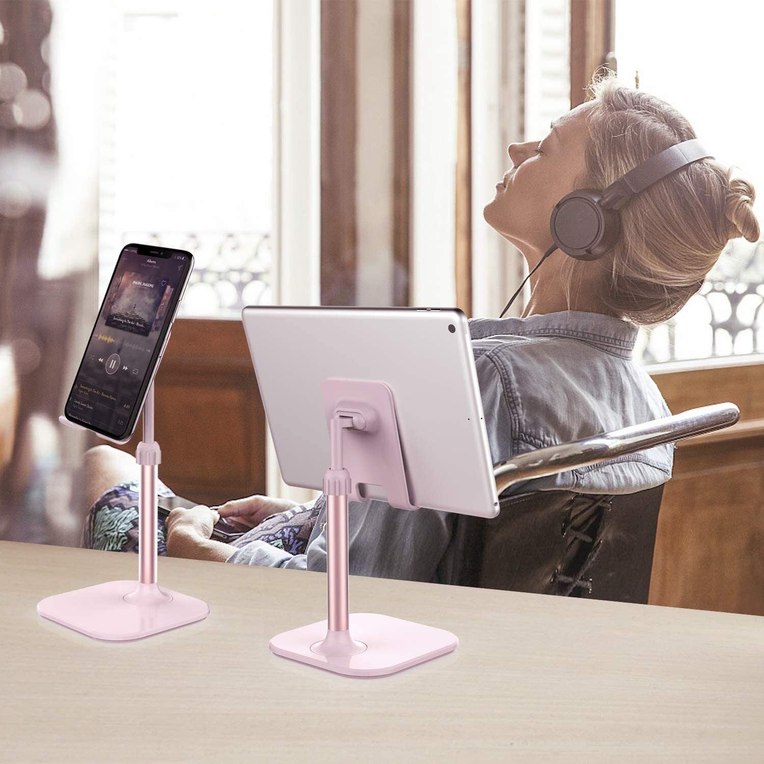 Soporte Para Celular Celu Movil De Mesa Escritorio Regulable
